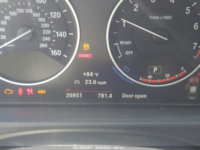 2017 BMW 3 SERIES 320I XDRIVE - WBA8E5G37HNU43095