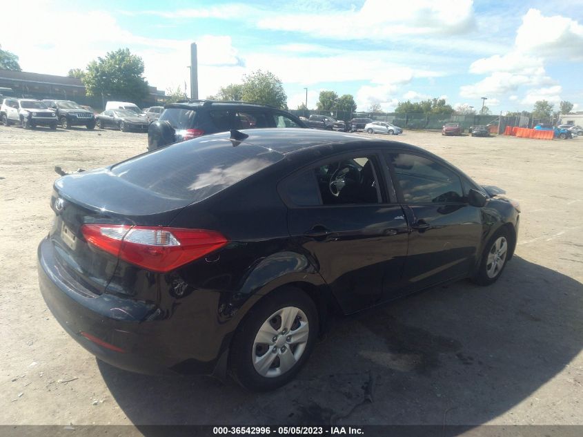 2016 KIA FORTE LX - KNAFX4A6XG5526579