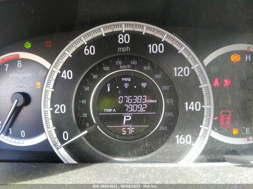 2016 HONDA ACCORD SEDAN EX-L - 1HGCR2F88GA058276