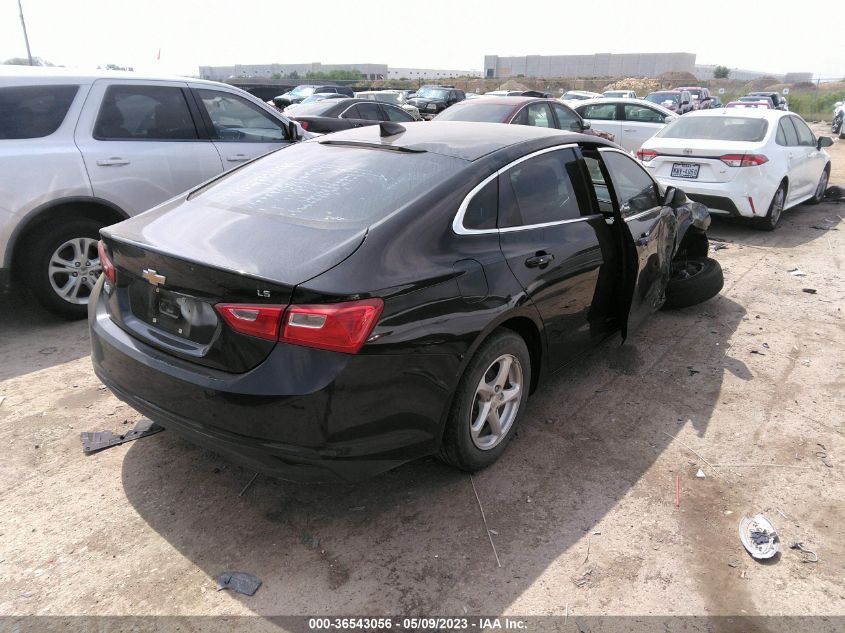 2016 CHEVROLET MALIBU LS - 1G1ZB5ST9GF238645