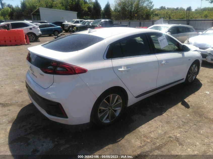 2018 HYUNDAI IONIQ HYBRID LIMITED - KMHC85LC6JU065983