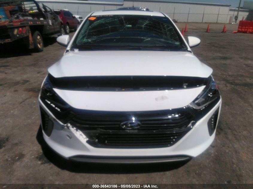 2018 HYUNDAI IONIQ HYBRID LIMITED - KMHC85LC6JU065983