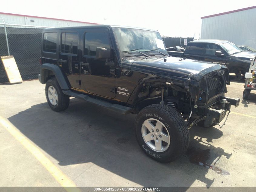 2015 JEEP WRANGLER UNLIMITED SPORT - 1C4BJWDG8FL687610