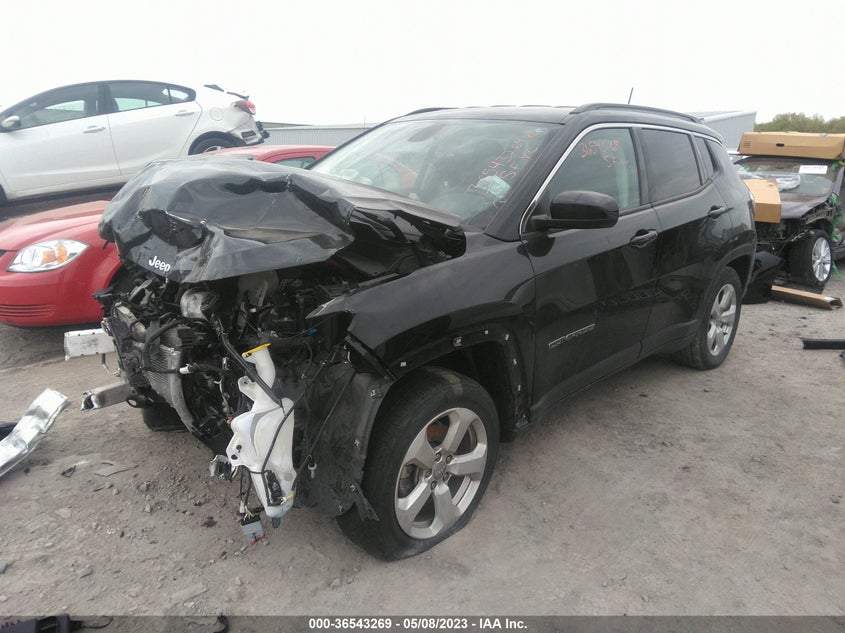 VIN 3C4NJCBB6KT855097 2019 JEEP COMPASS LATITUDE