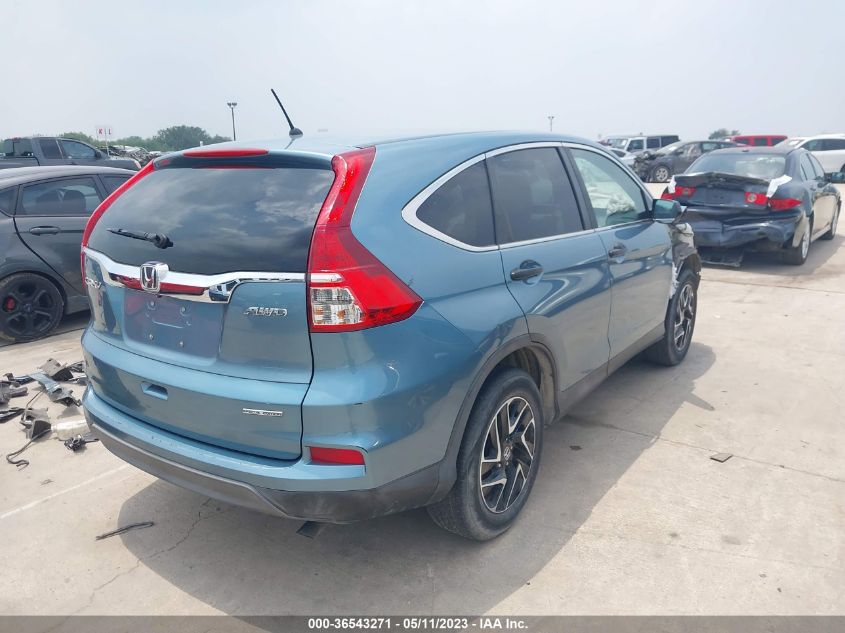 2016 HONDA CR-V SE - 2HKRM4H43GH665059