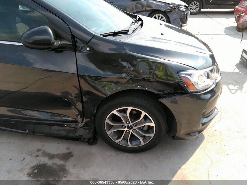 2020 CHEVROLET SONIC LT - 1G1JD6SB5L4131618