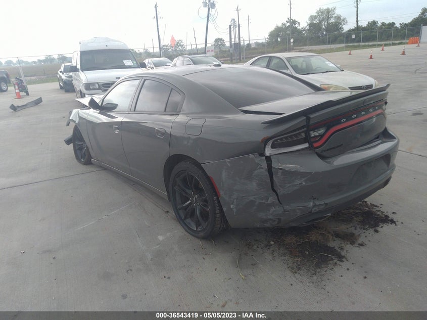VIN 2C3CDXBG5JH196233 2018 DODGE CHARGER SXT