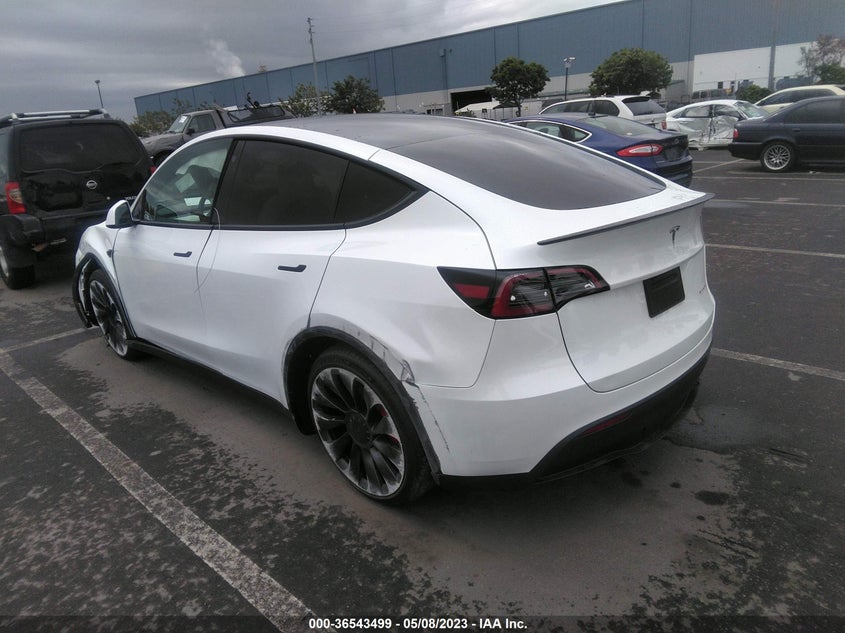 VIN 7SAYGDEF9PF741376 2023 TESLA MODEL Y PERFORMANCE