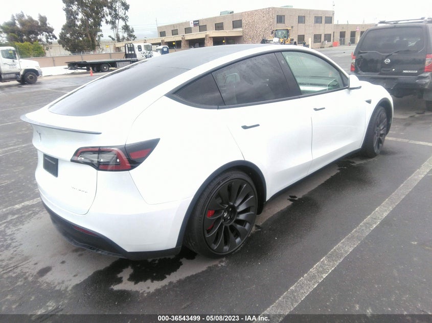VIN 7SAYGDEF9PF741376 2023 TESLA MODEL Y PERFORMANCE