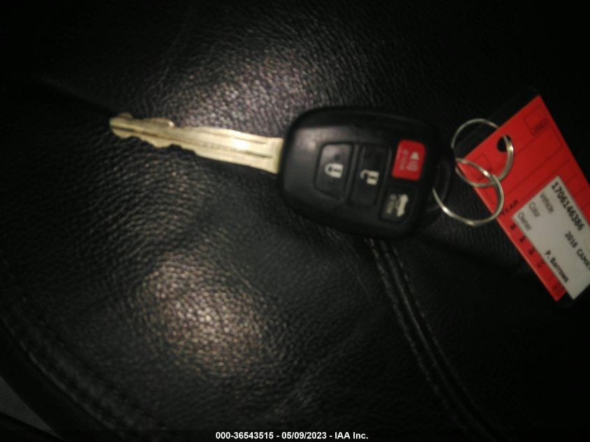 2016 TOYOTA CAMRY XLE/SE/LE/XSE - 4T4BF1FK1GR533307