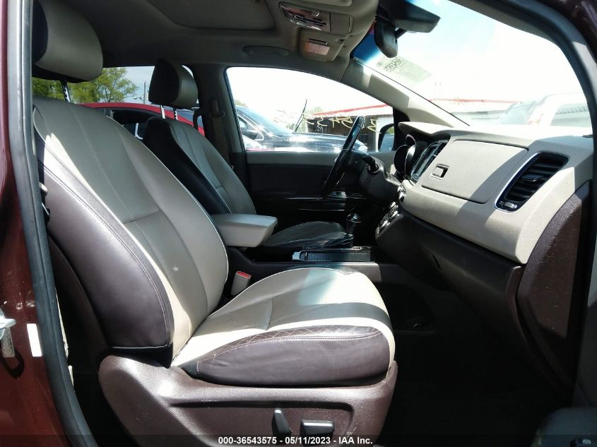 2015 KIA SEDONA SX-L - KNDME5C17F6049464