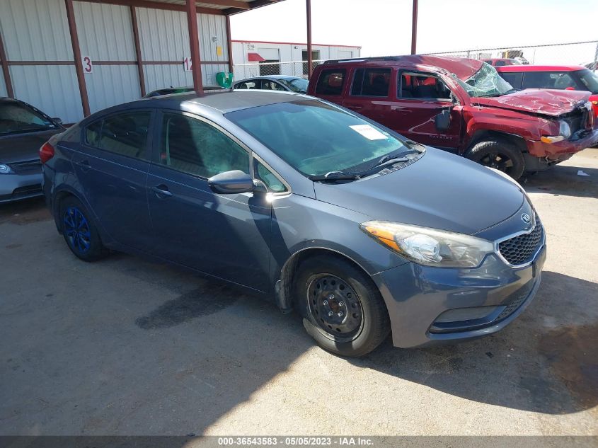 2016 KIA FORTE LX - KNAFK4A65G5614003