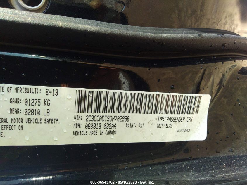 2013 CHRYSLER 300 300C JOHN VARVATOS - 2C3CCADT9DH702998