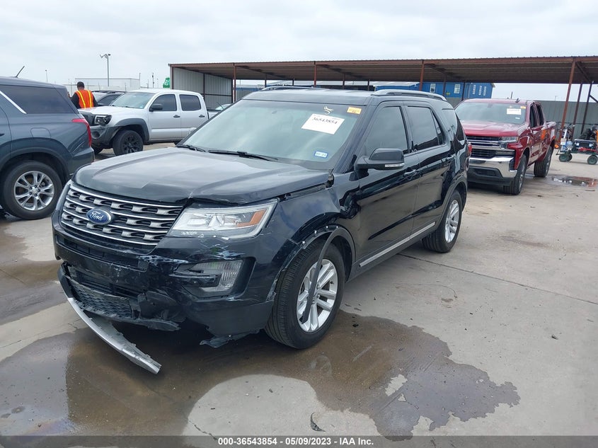 VIN 1FM5K7D85HGD02455 2017 FORD EXPLORER XLT