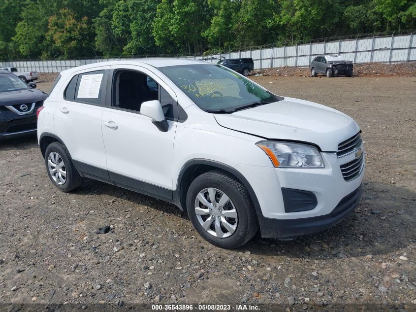 2016 CHEVROLET TRAX LS - KL7CJKSBXGB761070