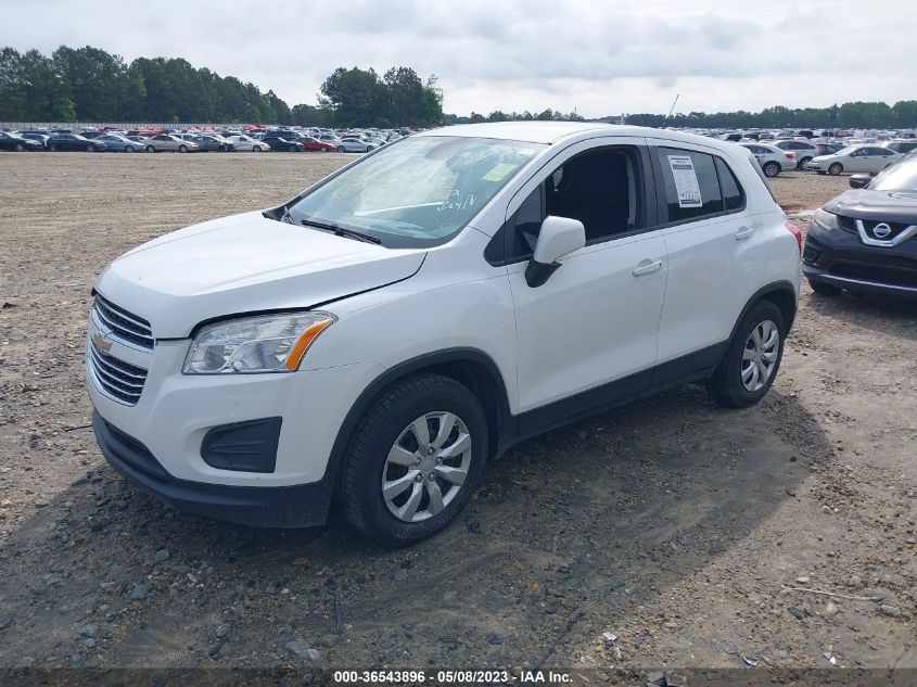2016 CHEVROLET TRAX LS - KL7CJKSBXGB761070