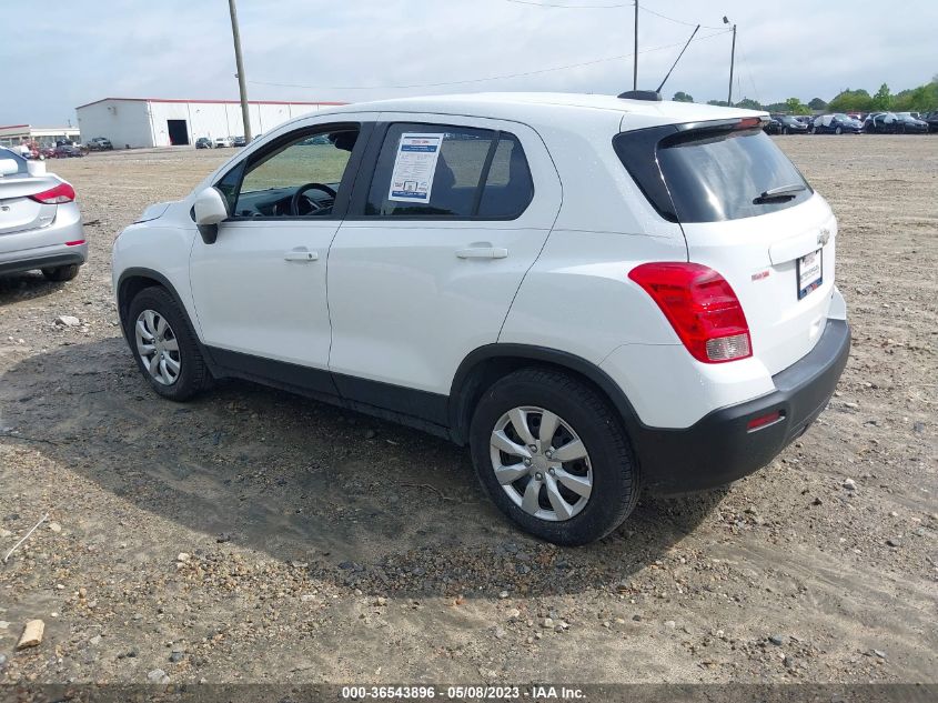 2016 CHEVROLET TRAX LS - KL7CJKSBXGB761070