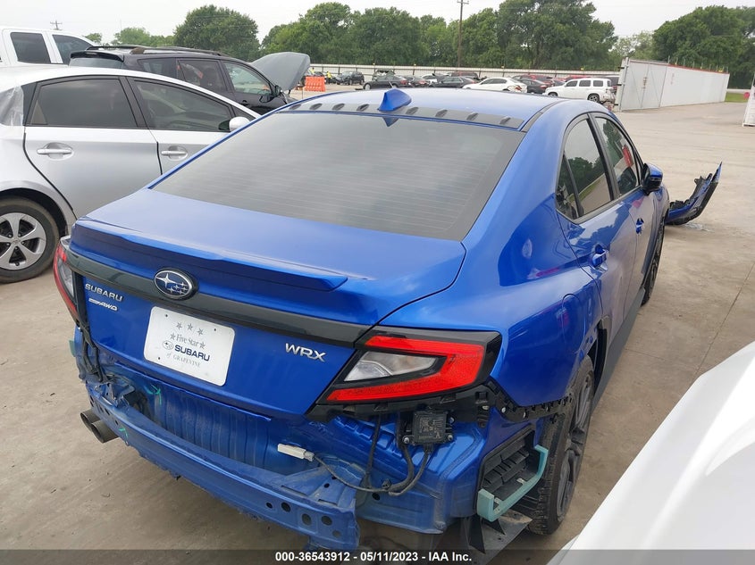 VIN JF1VBAL64N9013350 2022 SUBARU WRX LIMITED