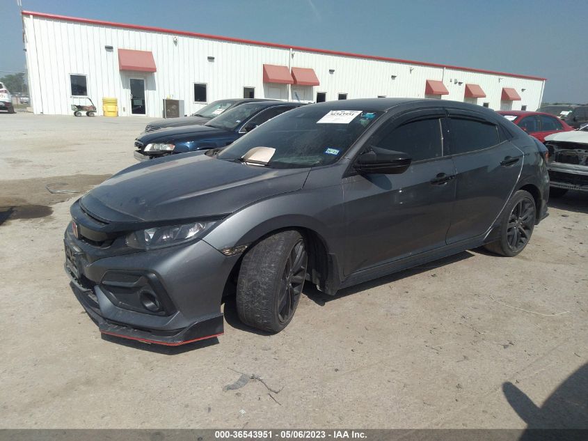 2020 HONDA CIVIC HATCHBACK SPORT - SHHFK7H48LU217224