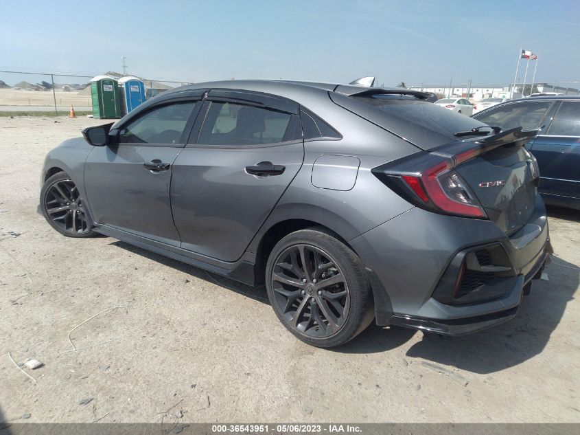 2020 HONDA CIVIC HATCHBACK SPORT - SHHFK7H48LU217224