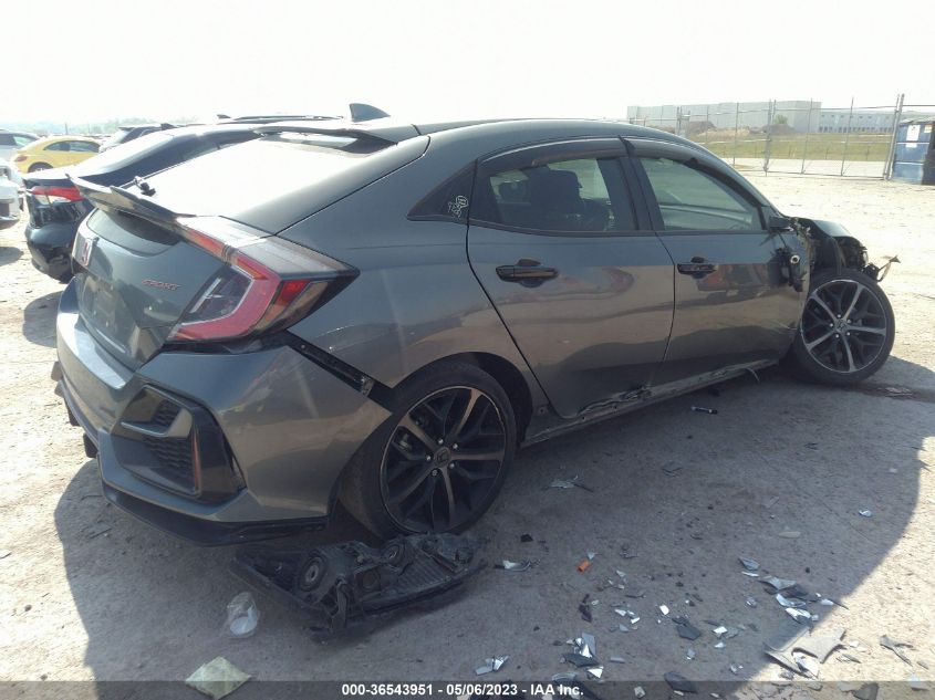 2020 HONDA CIVIC HATCHBACK SPORT - SHHFK7H48LU217224