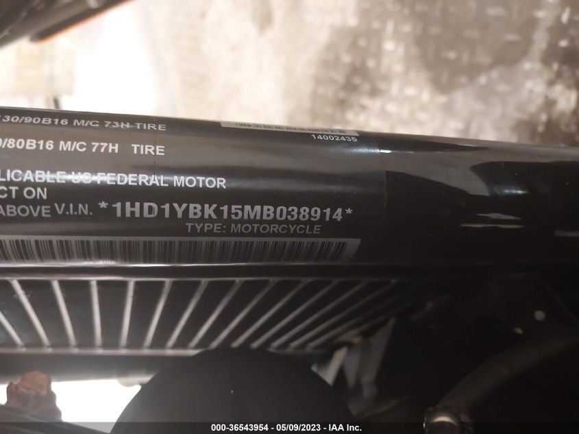 2021 HARLEY-DAVIDSON FLHCS - 1HD1YBK15MB038914