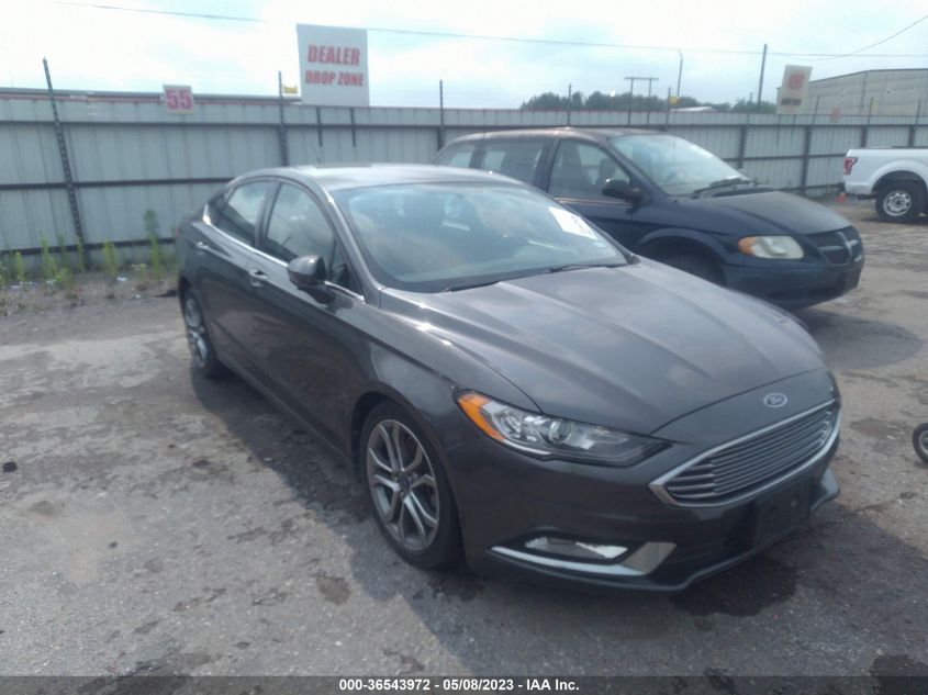 2017 FORD FUSION SE - 3FA6P0H77HR283537