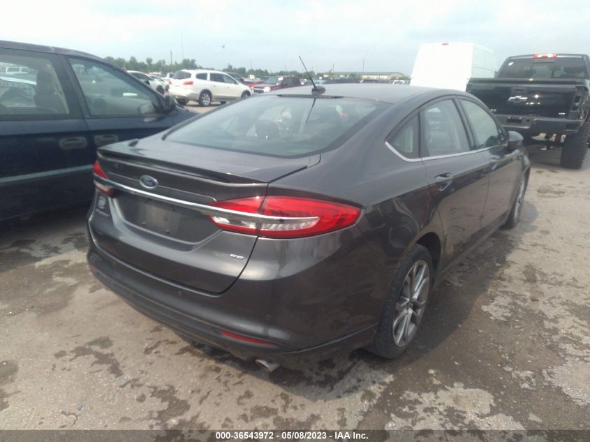 2017 FORD FUSION SE - 3FA6P0H77HR283537