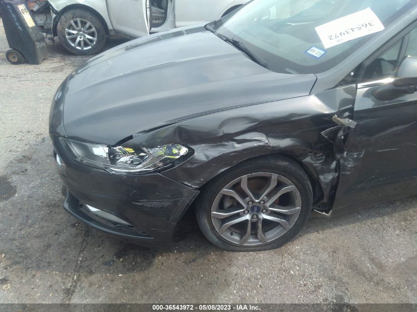 2017 FORD FUSION SE - 3FA6P0H77HR283537