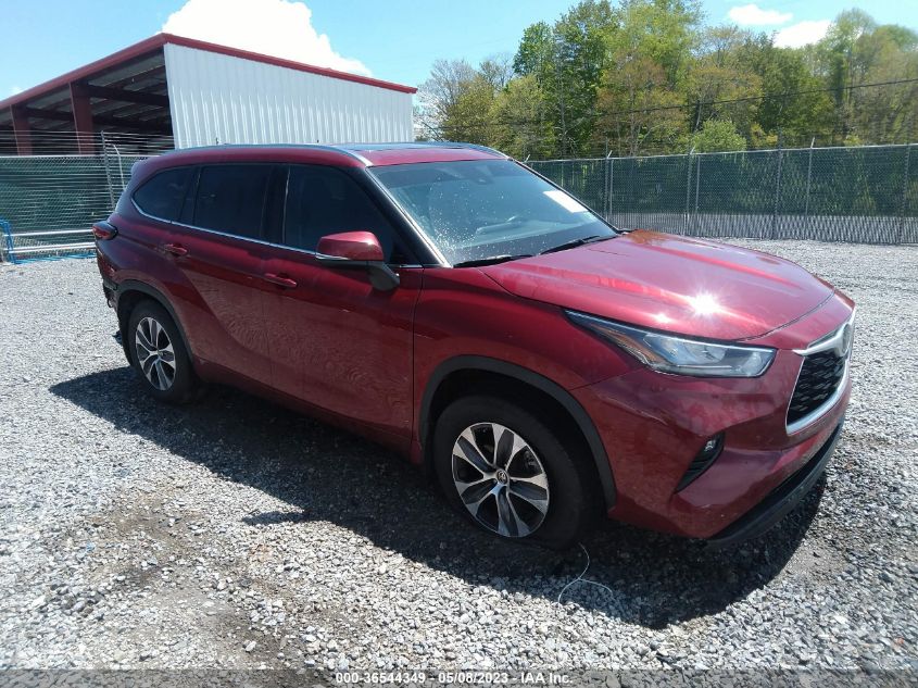 2020 TOYOTA HIGHLANDER XLE - 5TDHZRBHXLS009449