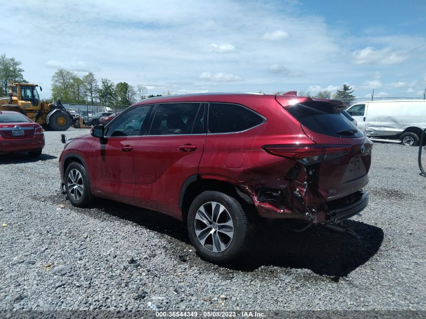 2020 TOYOTA HIGHLANDER XLE - 5TDHZRBHXLS009449