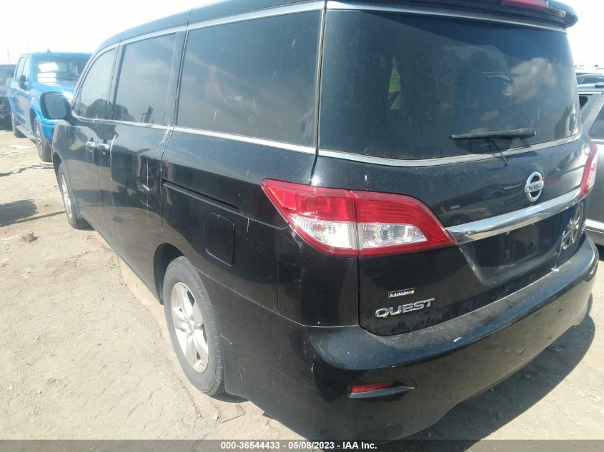 2014 NISSAN QUEST SV - JN8AE2KP9E9103579