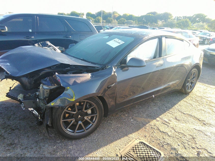 VIN 5YJ3E1EB7NF278014 2022 TESLA MODEL 3 LONG RANGE