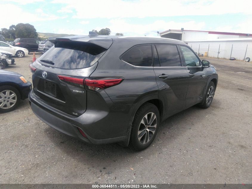 2020 TOYOTA HIGHLANDER HYBRID XLE - 5TDGBRCHXLS506886