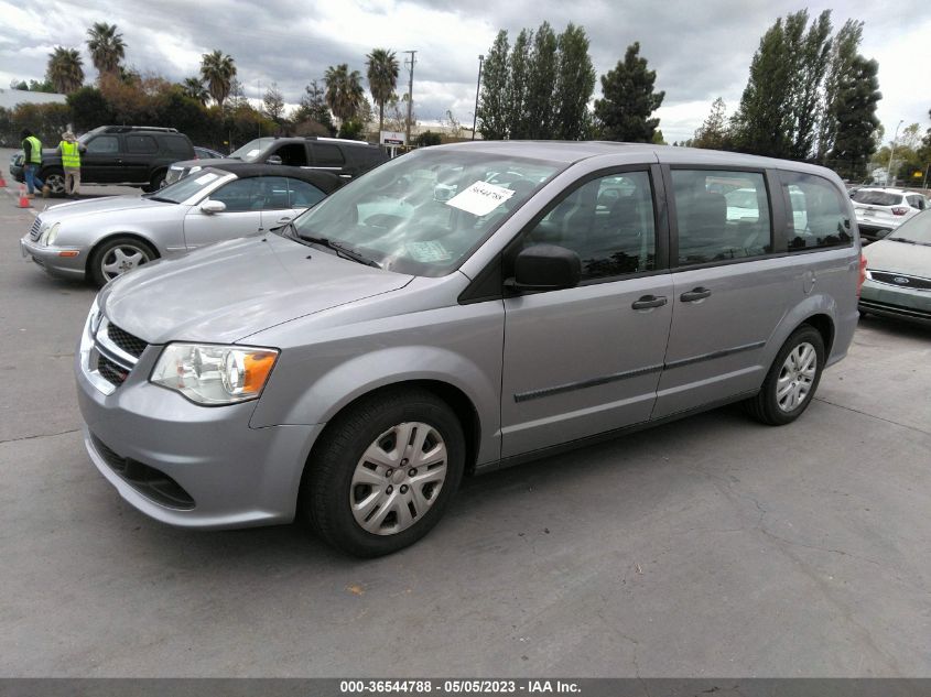 2016 DODGE GRAND CARAVAN AMERICAN VALUE PKG - 2C4RDGBG2GR341821