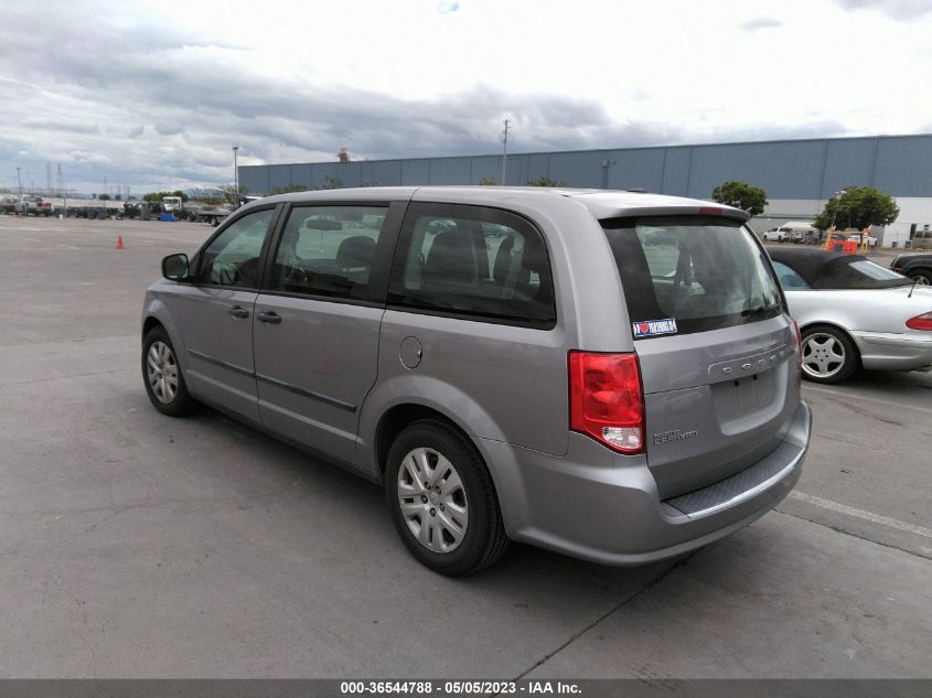 2016 DODGE GRAND CARAVAN AMERICAN VALUE PKG - 2C4RDGBG2GR341821