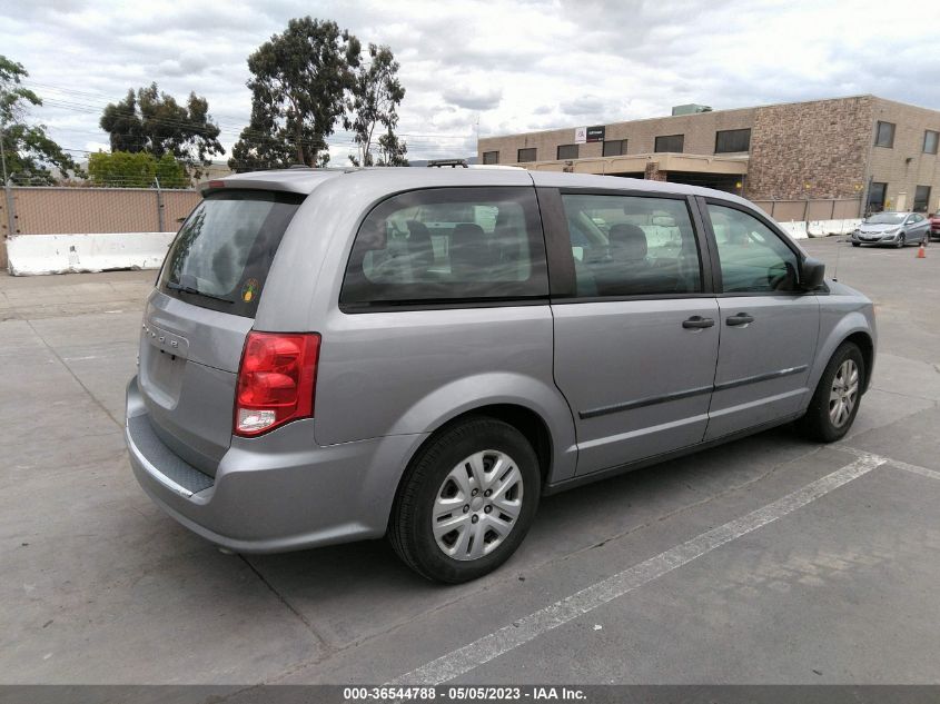2016 DODGE GRAND CARAVAN AMERICAN VALUE PKG - 2C4RDGBG2GR341821