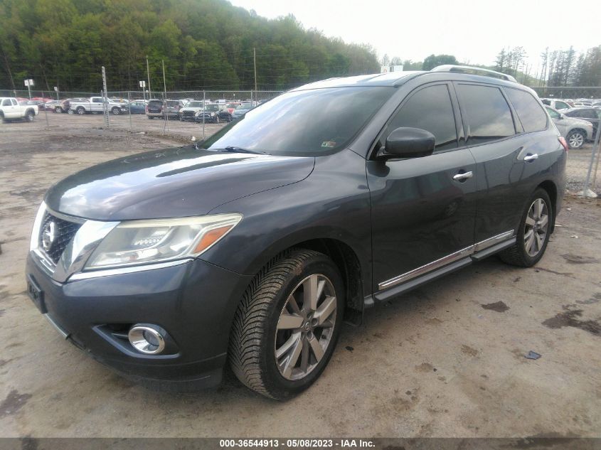 2014 NISSAN PATHFINDER PLATINUM - 5N1AR2MM8EC617733