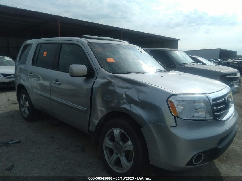 Lot #2525412716 2015 HONDA PILOT EX-L salvage car