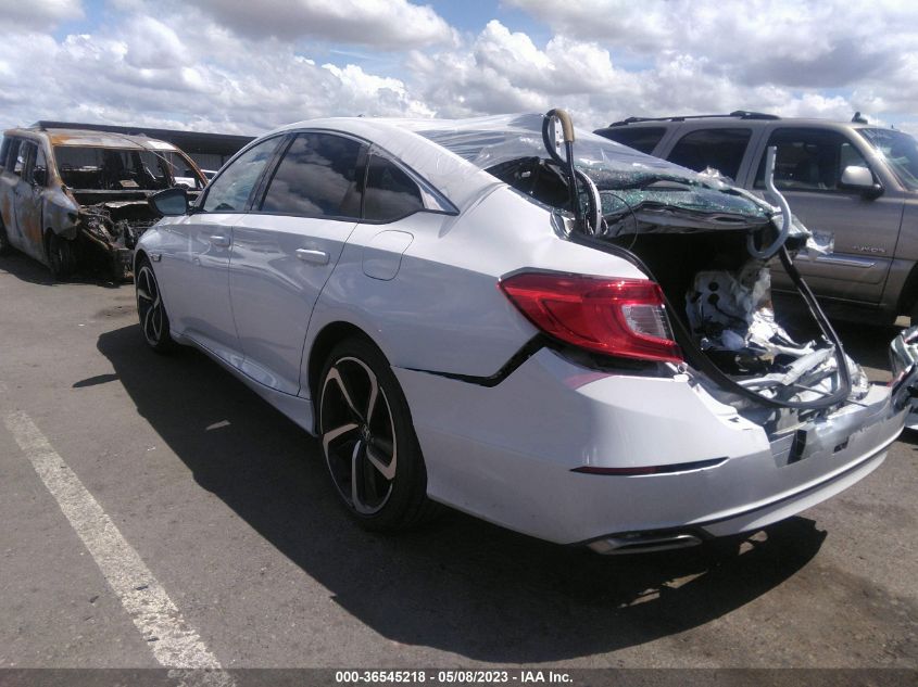 2021 HONDA ACCORD SEDAN SPORT - 1HGCV1F34MA057471
