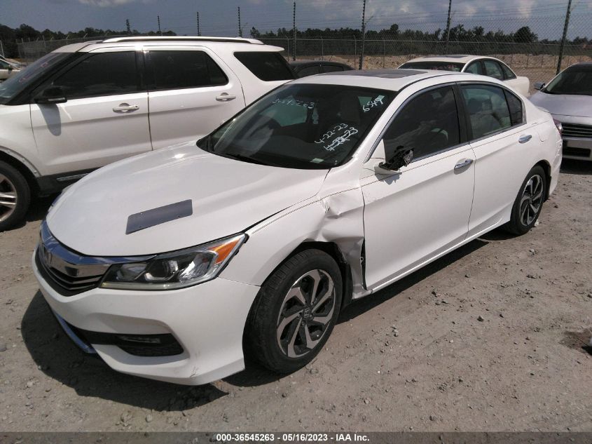 2016 HONDA ACCORD SEDAN EX - 1HGCR2F74GA226549