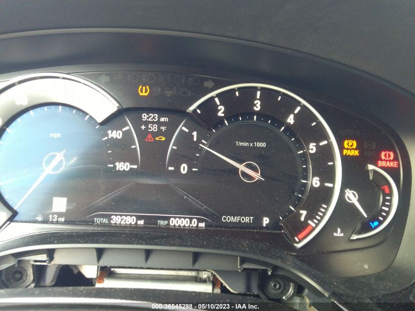 2019 BMW 5 SERIES 530I XDRIVE - WBAJA7C51KG909888