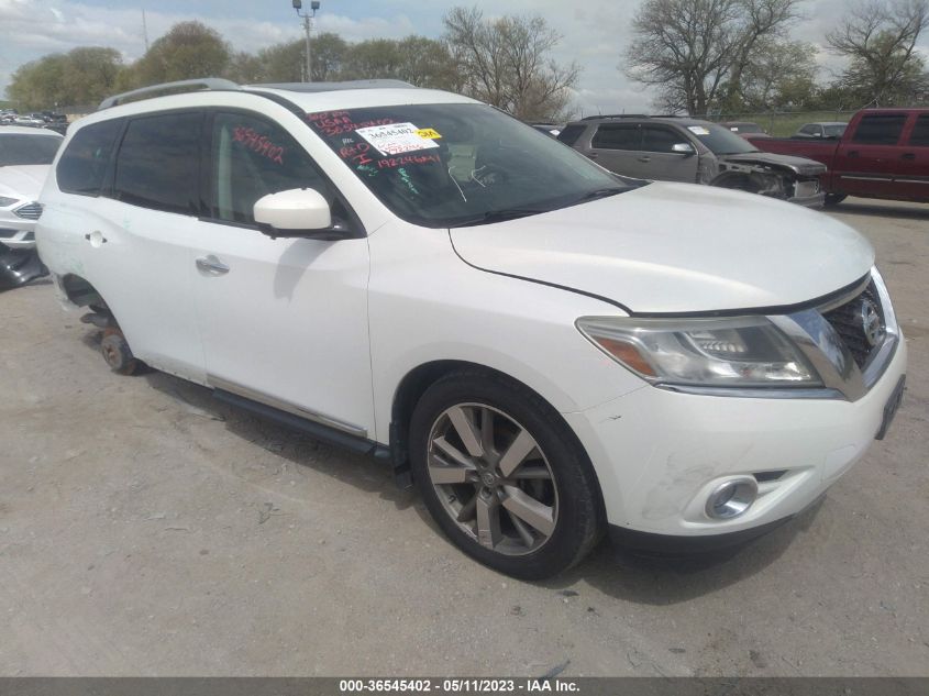 2014 NISSAN PATHFINDER PLATINUM - 5N1AR2MM0EC686352