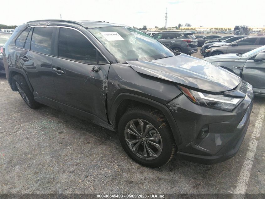 2022 TOYOTA RAV4 HYBRID XLE PREMIUM - 4T3B6RFV3NU089046