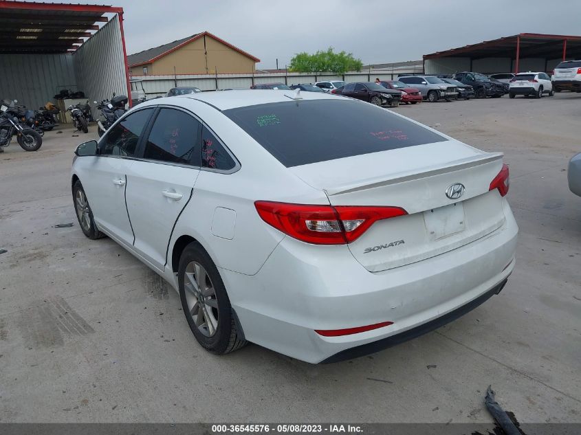 2017 HYUNDAI SONATA SE - 5NPE24AF1HH437384