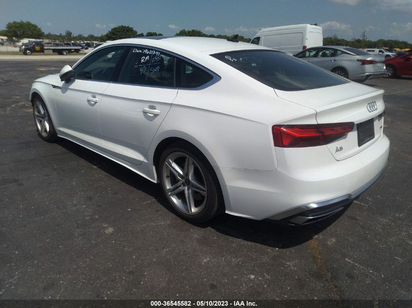 2021 AUDI A5 SPORTBACK S LINE PREMIUM - WAUDACF51MA046257