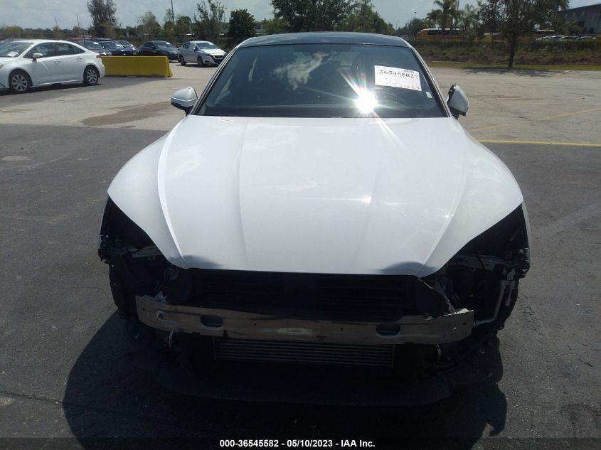 2021 AUDI A5 SPORTBACK S LINE PREMIUM - WAUDACF51MA046257