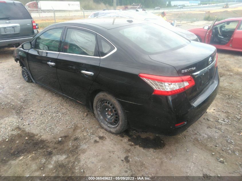 2015 NISSAN SENTRA SR/SL/S/SV/FE+ S - 3N1AB7AP2FL651504