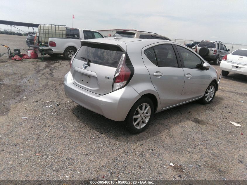 2016 TOYOTA PRIUS C ONE/TWO/THREE/FOUR - JTDKDTB3XG1131902