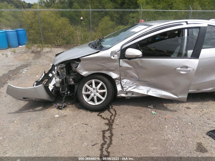2016 TOYOTA PRIUS C ONE/TWO/THREE/FOUR - JTDKDTB3XG1131902